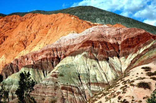 Cerro de los siete colores en Purmamarca - Quebrada de Humahuaca, provincia de Jujuy, Argentina