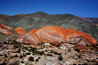 Purmamarca en la Quebrada de Humahuaca, provincia de Jujuy, Argentina