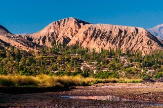 Tilcara en la Quebrada de Humahuaca, provincia de Jujuy, Argentina