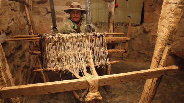 Telar en la Quebrada de Humahuaca, Jujuy, Argentina